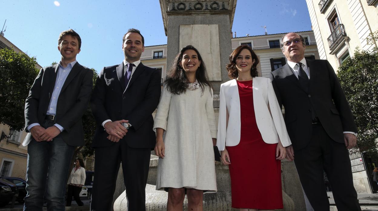 Errejón, Aguado, Monasterio, Ayuso y Gabilondo