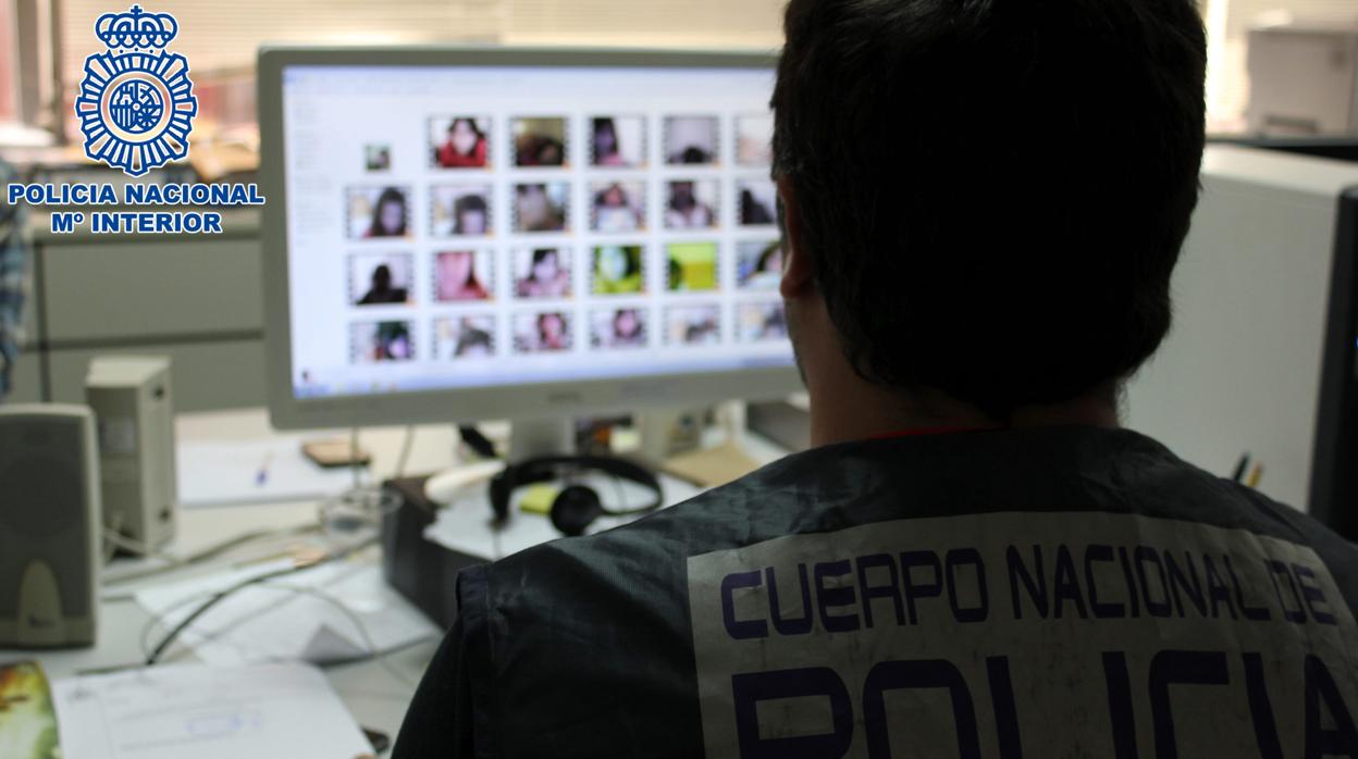 Imagen de archivo de una operación contra la pornografía infantil