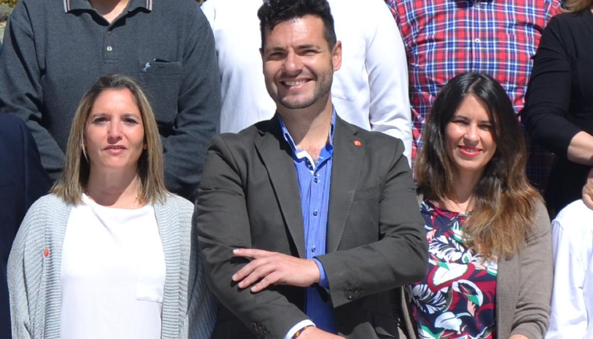 Carmen Jiménez, Juan López y Verónica Soto, concejales de Cs en Seseña