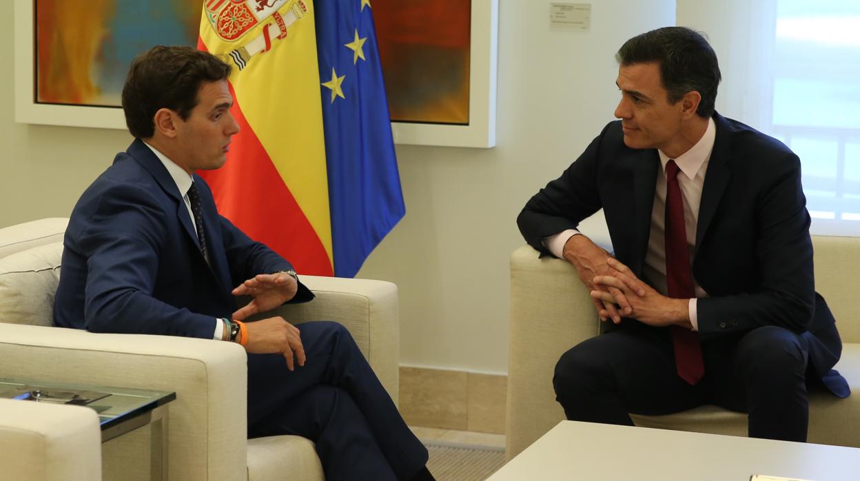 Imagen de Albert Rivera y Pedro Sánchez