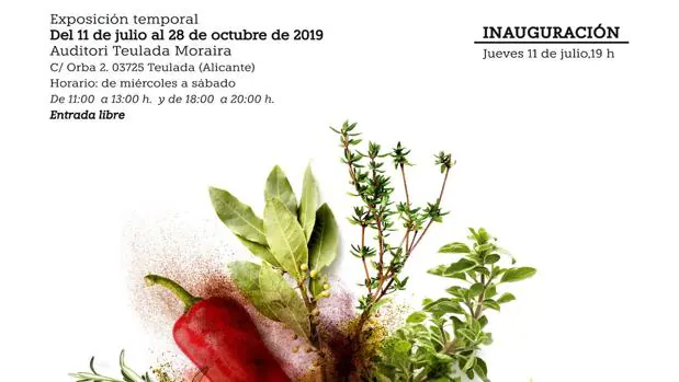 El Auditori Teulada Moraira acoge la exposición «Especias: el universo del sabor»