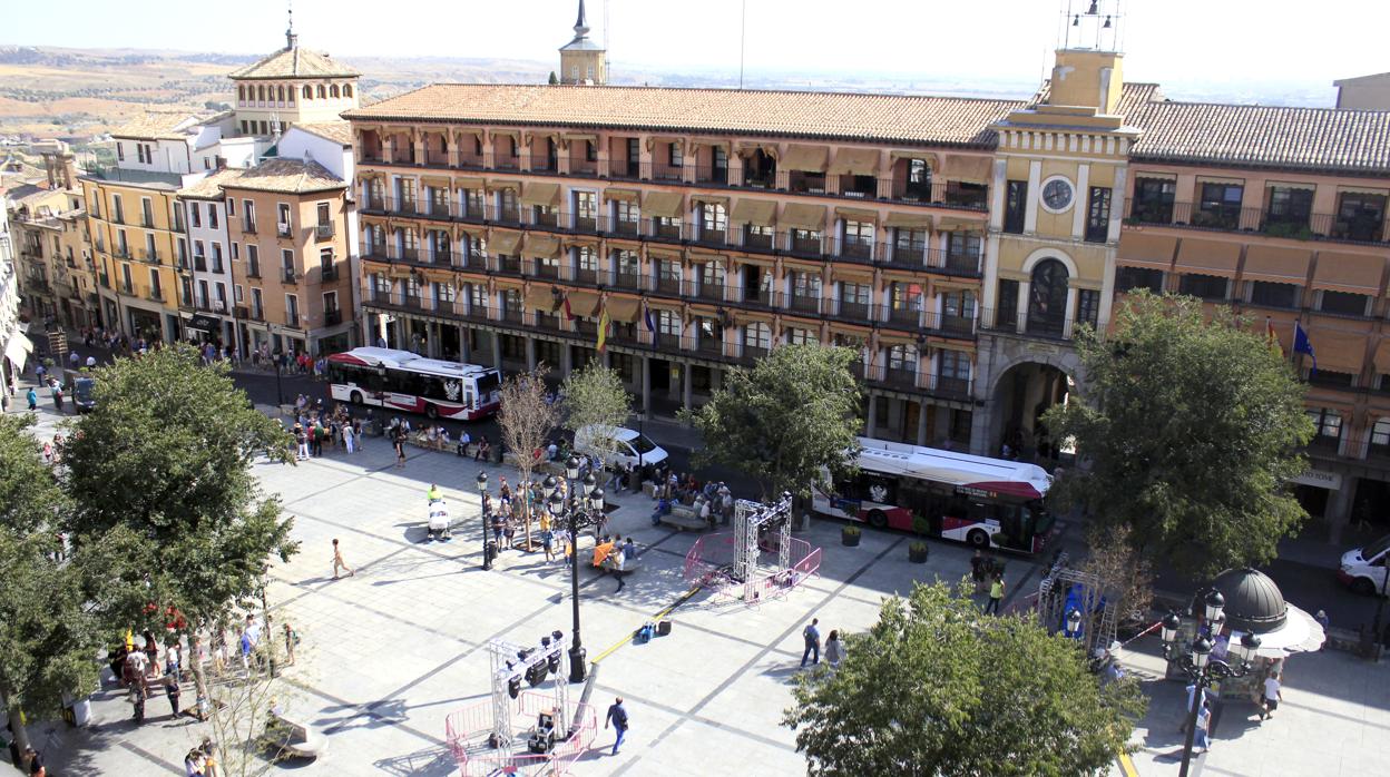 Vista panorámica de la plaza de Zocodover