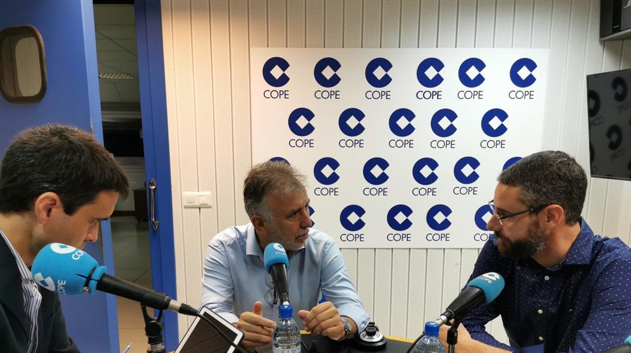 Ángel Víctor Torres este lunes en Cope Gran Canaria