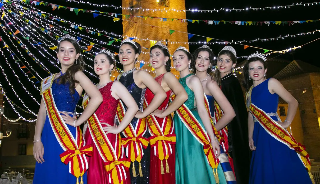 Reinas de las fiestas de Villaseqilla 2019