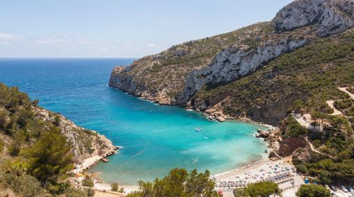 Imagen de la playa de la Granadella