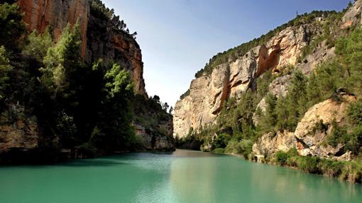 Imagen de archivo de el paraje natural de Montanejos