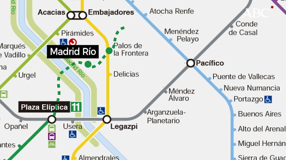 Metro dará servicio a Madrid Río en su plan de ampliación de la línea 11