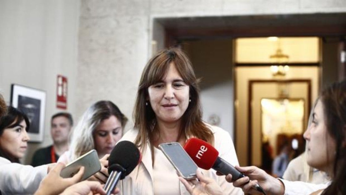 Laura Borràs, portavoz de JpC en el Congreso