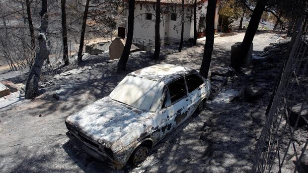 Extinguido el incendio forestal de Beneixama