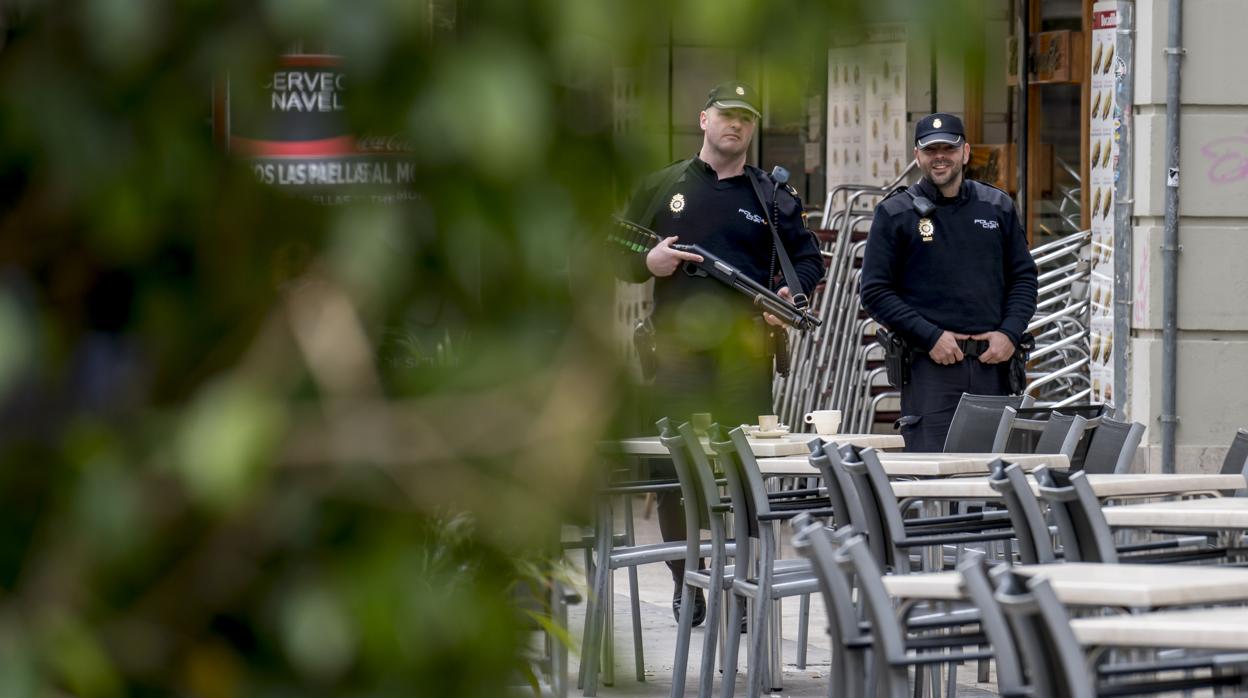 Imagen de archivo de la Policía Nacional en Valencia