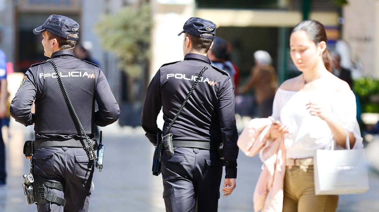 Imagen de archivo de la Policía en Valencia