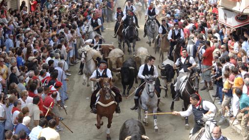 Imagen de archivo de la «Entrada de Toros y Caballos» de Segorbe