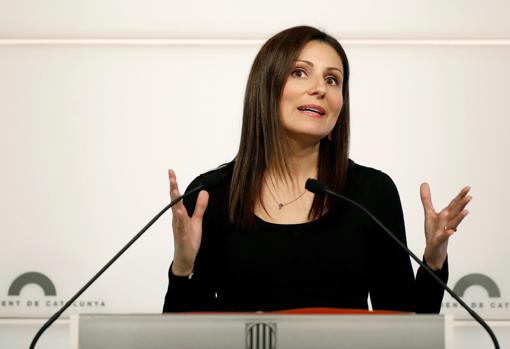 La portavoz de Ciudadanos en el Parlament, Lorena Roldán