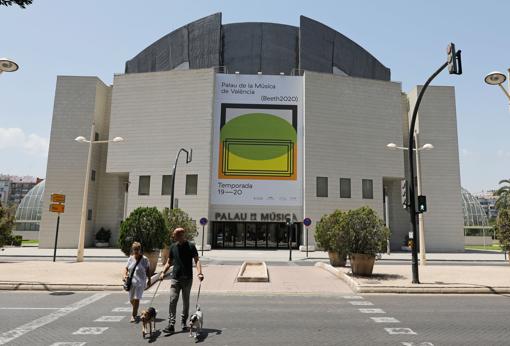 Imagen del exterior del Palau de la Música