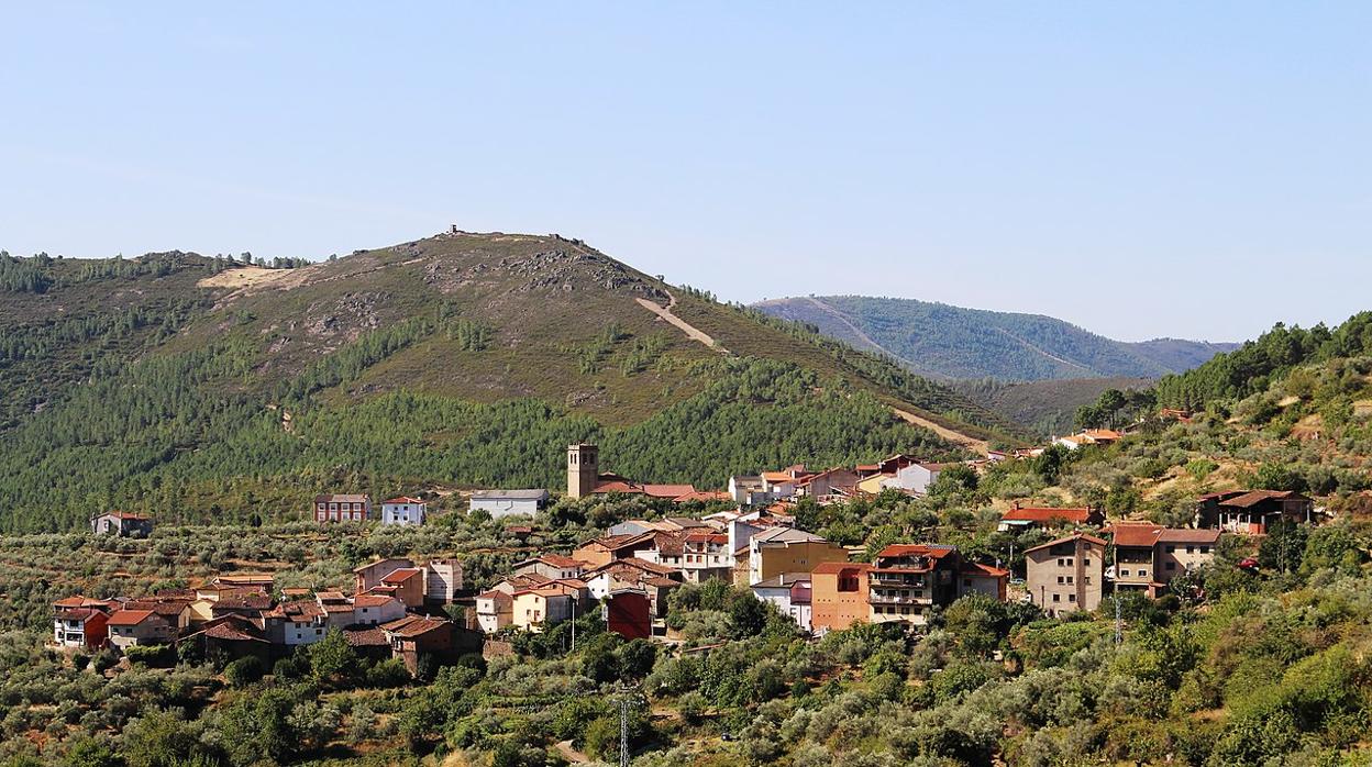 Panorámica de Herguijuela de la Sierra