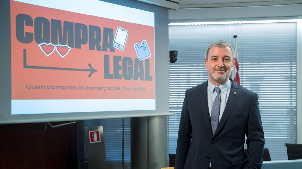 Jaume Collboni, durante la presentación de la nueva campaña
