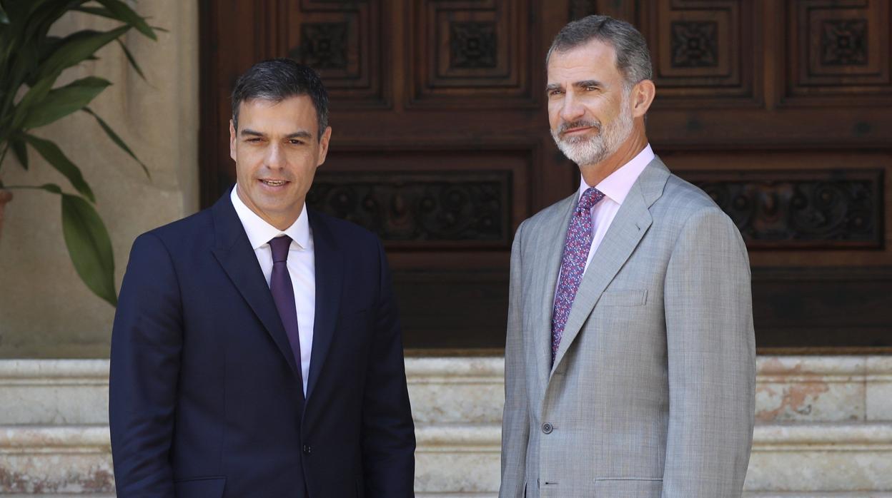 El Rey y Pedro Sánchez, en una imagen de archivo