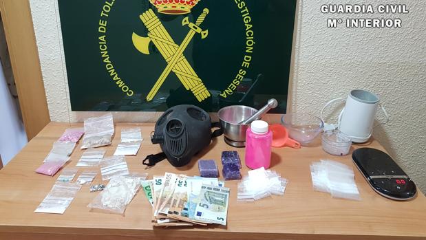 Hallan 215 gramos de anfetamina en una casa, tras una discusión en Seseña