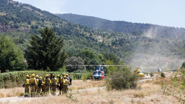 Incendio en La Granja (Segovia): «Alguien ha cometido una negligencia o ha habido una mala intención»