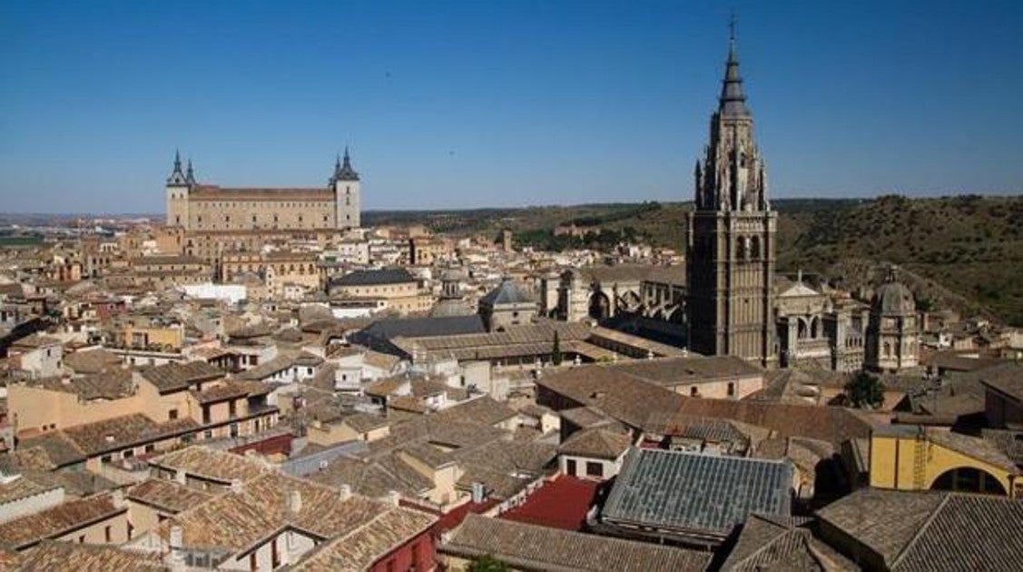 Vista panorámica del casco histórico de Toledo