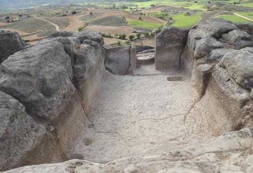 Otro de los espacios del yacimiento arquelógico de La Cava