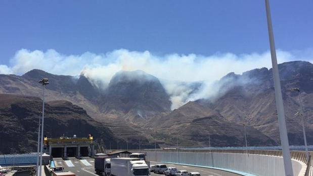 Vídeo: humedad por horas en el incendio de Gran Canaria