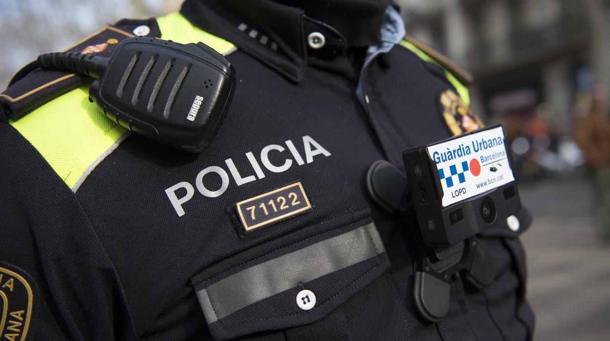 Agente de la Guardia Urbana de Barcelona