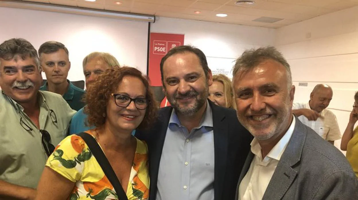 Acto del PSOE en La Palma en verano de 2018