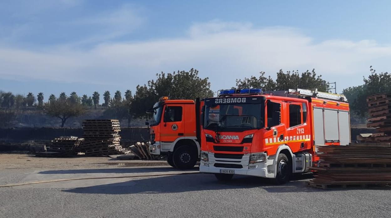 Imagen de archivo de unas dotaciones del Consorcio Provincial de Bomberos de Valencia