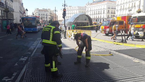 Reabren la estación de Sol, cerrada más de una hora por humo