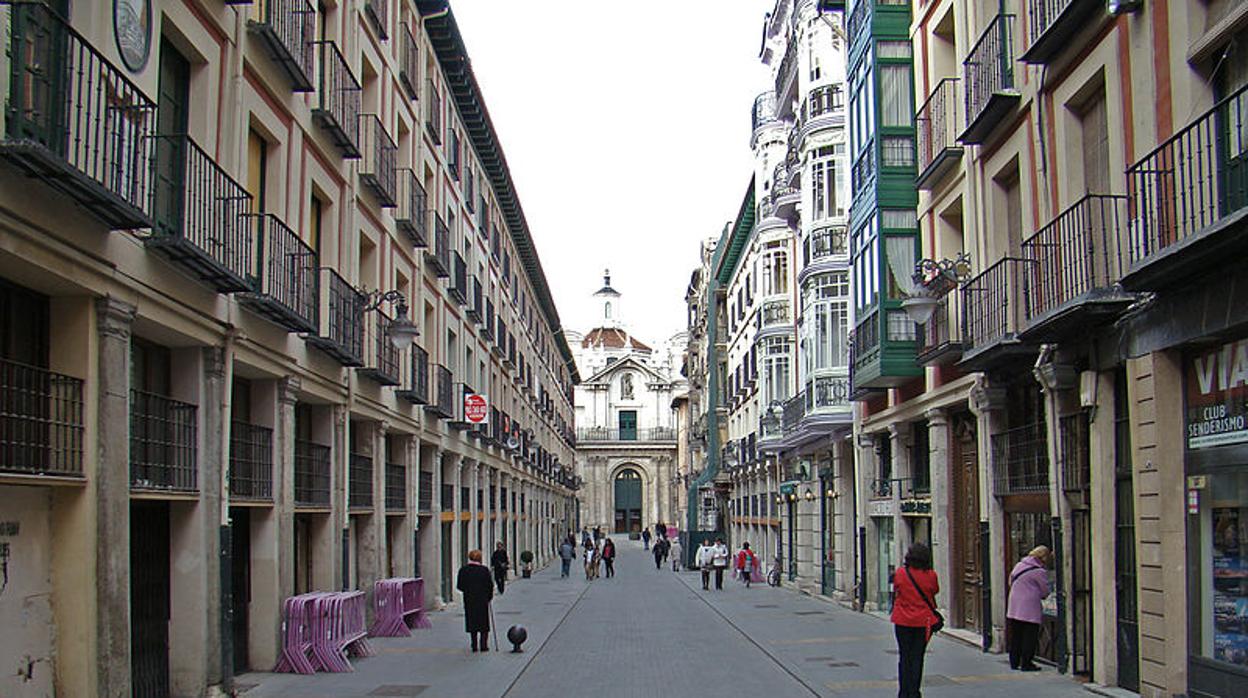 Calle PLaterías de Valladolid