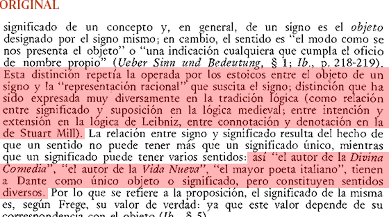 Uno de los párrafos copiados y pegados por el presidente del Senado