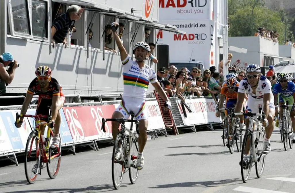 Paolo Bettini, el doble campeón del mundo italiano, ganó en Toledo el 4 de septiembre de 2008