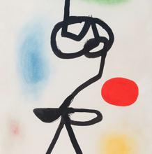 «Figure devant le soleil» (1942), de Joan Miró