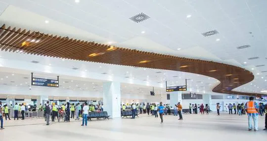 Aeropuerto de Kotoka International en Accra este mes de septiembre