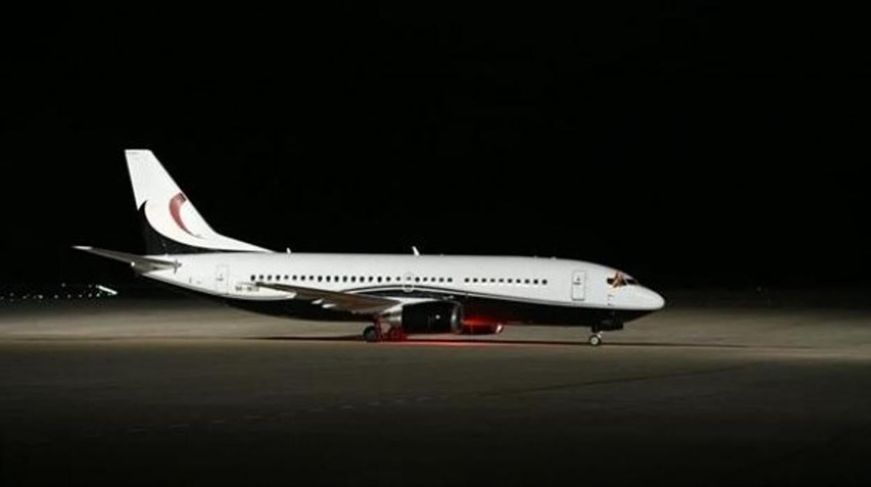 Primer avión en el aeropuerto de Ciudad Real tras su reapertura