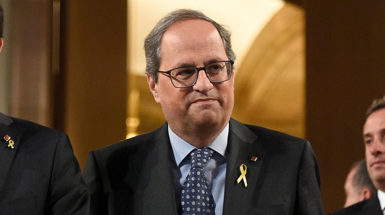El presidente catalán, Quim Torra, en un acto reciente