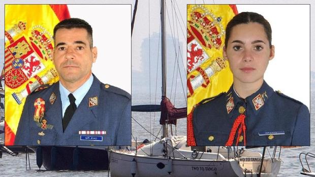 Mueren el instructor y la alumna en un accidente de una avioneta del Ejército del Aire en el Mar Menor