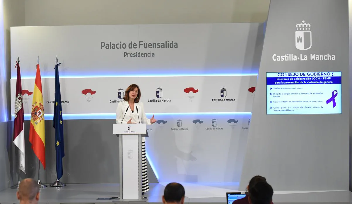 Blanca Fernández, portavoz y consejera de Igualdad de Castilla-La Mancha
