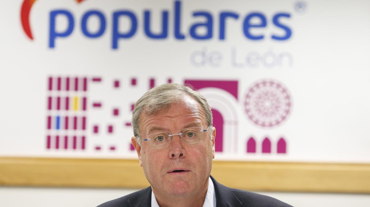 Antonio Silván, portavoz del PP en el Ayuntamiento de León