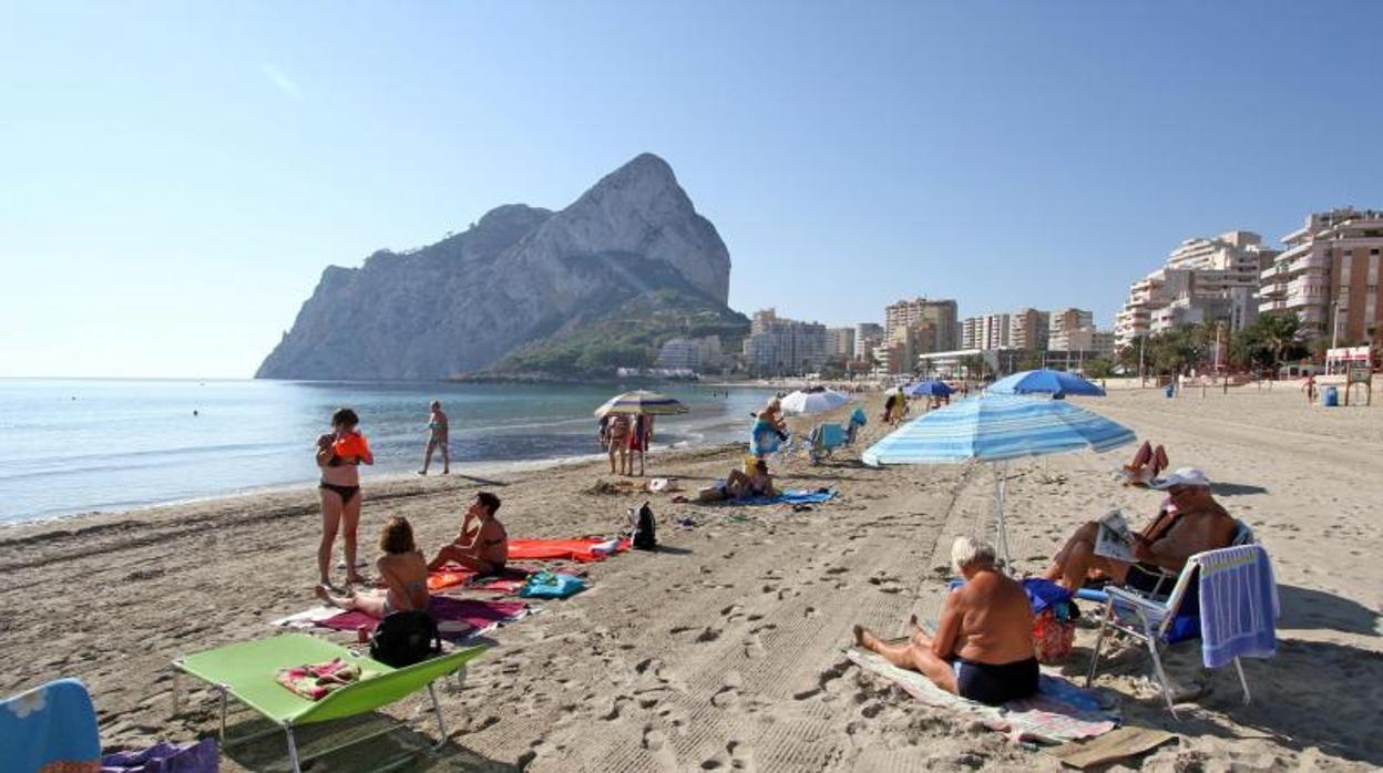 Imagen de archivo de la playa de la Fossa de Calpe