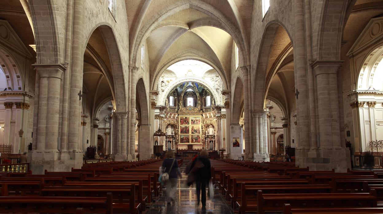 Imagen de archivo del interior de la Catedral de Valencia