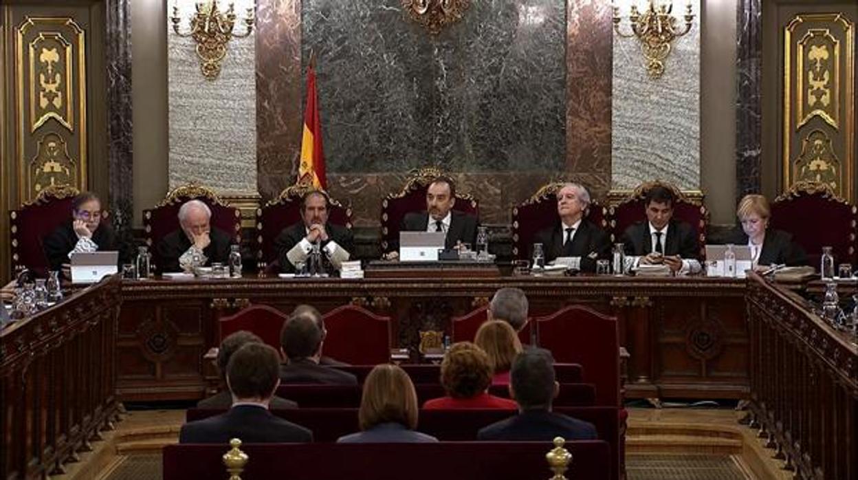 El tribunal del juicio del «procés», encabezado por el juez Marchena