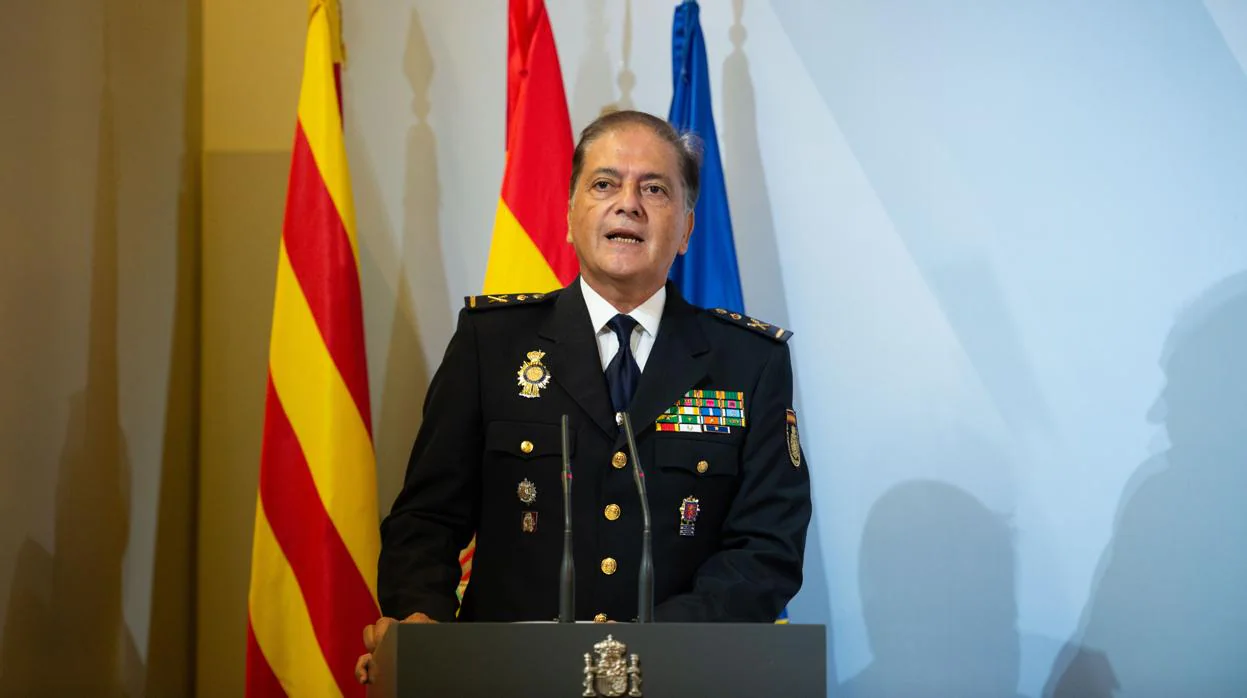 El comisario Trapote, jefe superior de Policía de Cataluña