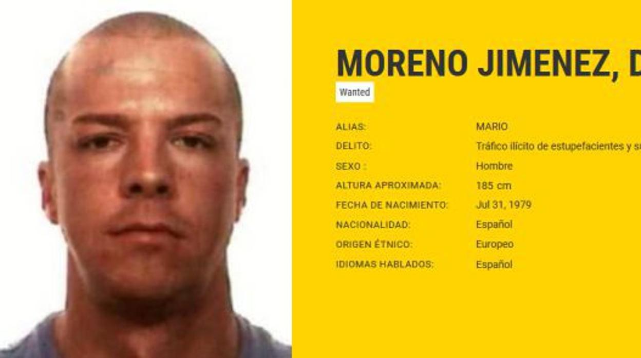 Diego Moreno Jiménez, «Mario», buscado por la Europol