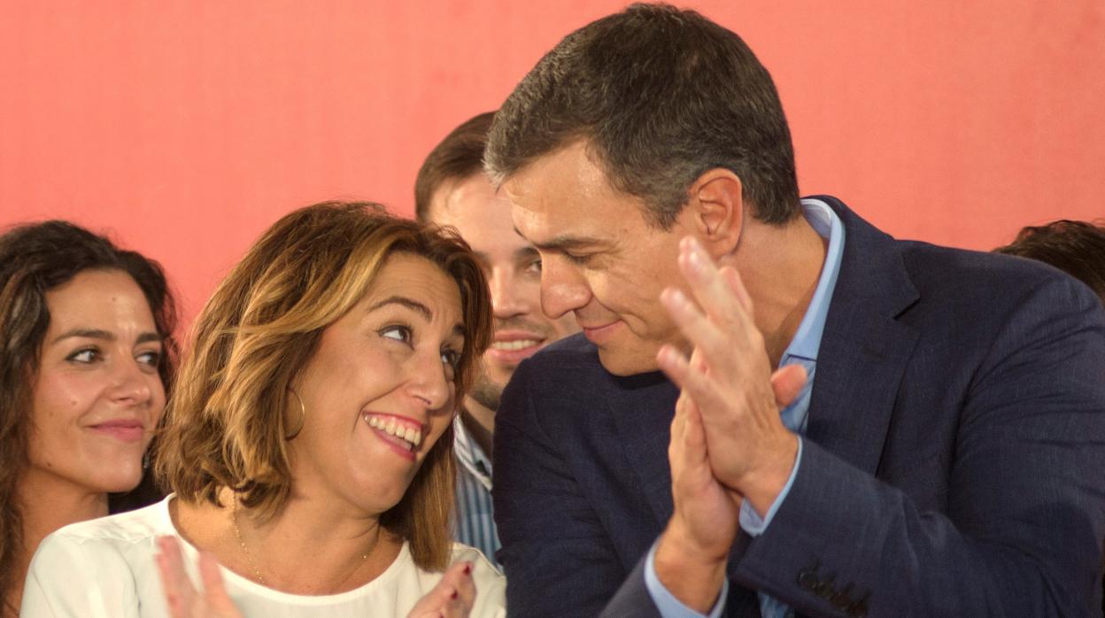 Susana Díaz y Pedro Sánchez