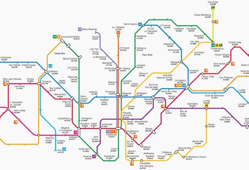 Tu estación de metro revela cuánto debes ganar para pagar tu casa