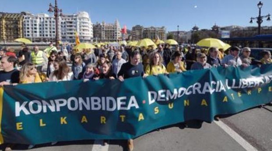 Los independentistas vascos anuncian protestas ruidosas por la sentencia del «procés» en las plazas