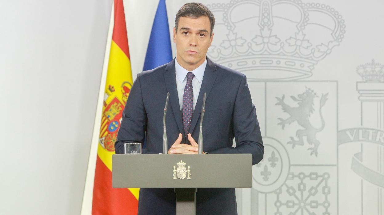 El presidente del Gobierno en funciones, Pedro Sánchez