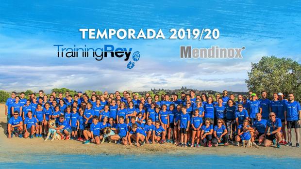 Mendinox releva a Tello como patrocinador del club de atletismo TrainingRey